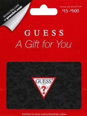 guess gift card balance